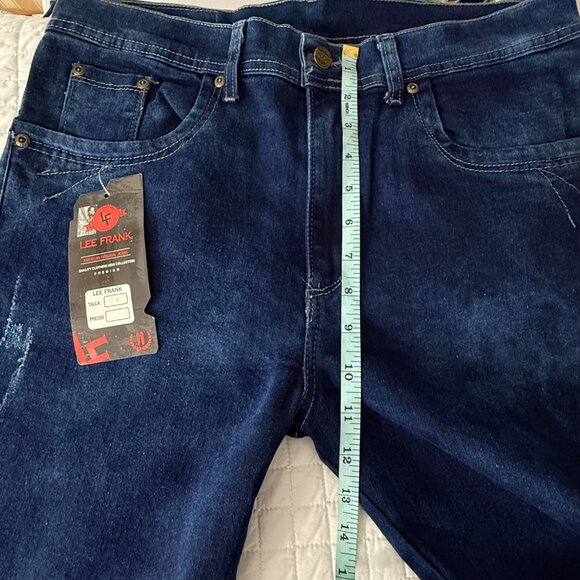 Lee Frank Slim Fit Blue Denim Jeans Size 34, New With Tags - Picture 12 of 12